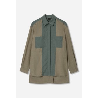 JAAH 여 컬러 블록 셔츠 J916202509011