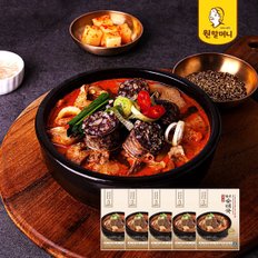 원할머니 깊고진한 얼큰 순대국 600g x 5팩