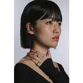 213 Love Earcuff _925 실버 러브 이어커프