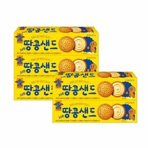 [G]크라운 국희 고소한 우도 땅콩샌드 (소) 93g 5개