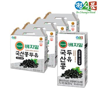 베지밀 국산콩 검은콩 고칼슘 두유 190mlx64팩[31757283]