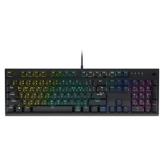 커세어 [시크릿] K60 PRO RGB LOW PROFILE Rapid Fire 게이밍 기계식 키보드