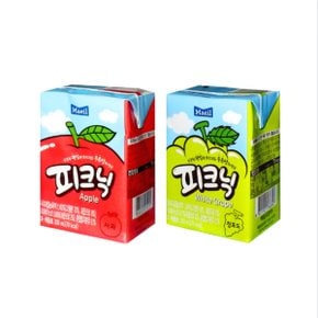 피크닉 과채음료 200ml 사과24팩+청포도24팩 총 48팩