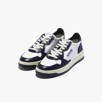 [오트리] MEDALIST SNEAKERS WB(LEATHER/LEATHER) NAVY /오트리 메달리스트 스니커즈 UYC2M70003