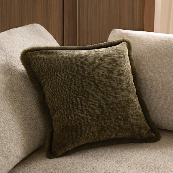 아스펜 셔닐 벨벳 쿠션커버 50*50_그린