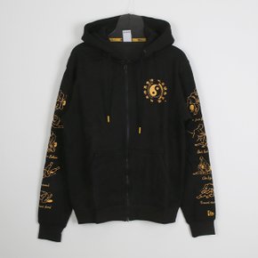 M NQC 11883288 AP BRUCE LEE ZIP UP HD 83 BLK