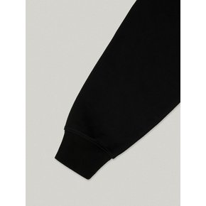 DUR COLLAR ZIP UP SWEAT SHIRT (BLACK)