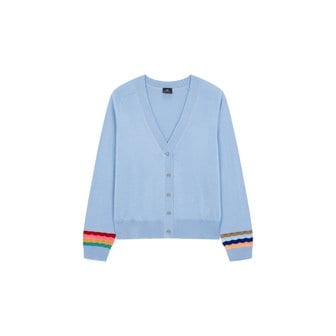 폴스미스 [PS PAUL SMITH] 여성 스월 커프스 울 가디건 5744128501000