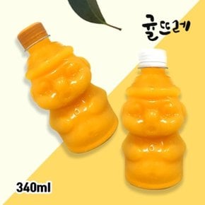 제주직송 귤뜨레 향기로운 감귤 한라봉 하르방 주스 340ml 10개