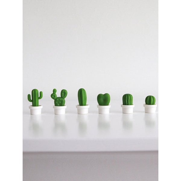 선인장 냉장고 자석 6p세트 메모홀더