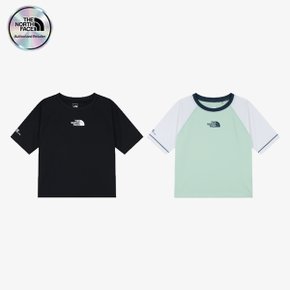 [노스페이스 키즈 공식] 키즈 서프 반팔 티 NT7US18 2종 택1
