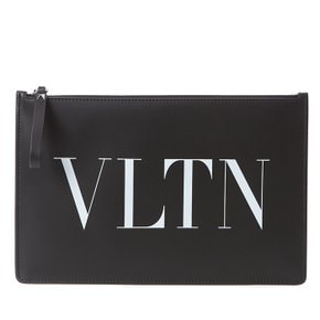 VLTN 로고페인트 클러치백/UY2P0483 LVN 0NO