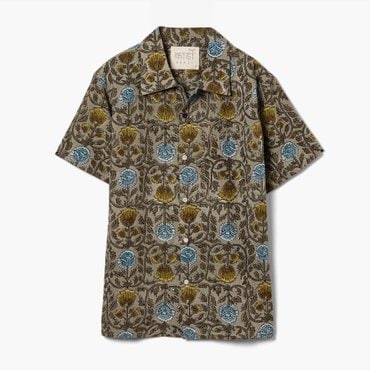 샌프란시스코마켓 /카르도/CHINTAN OPEN COLLAR SHIRT (BOXY)/남성 여름 박시 셔츠/ KDE1M40004