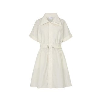 플레이부 NYLON WOVEN COAT DRESS_Ivory