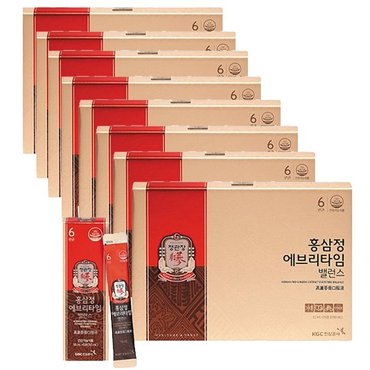  정관장 홍삼정 에브리타임 밸런스10ml 20포8개 쇼핑백