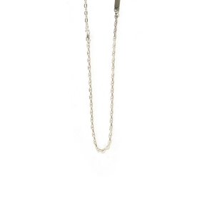 SEWN SWEN SILVER HALF CHAIN NECKLACE