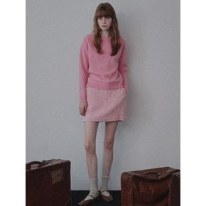 Wool Cashmere Long Sleeve knit - Pink