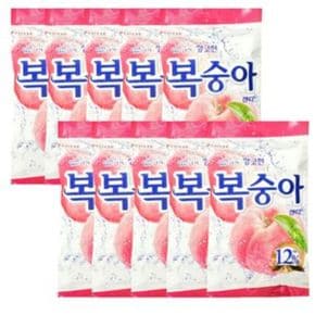 10개 롯데복숭아사탕 복숭아맛사탕 복숭아맛캔디 복숭아사탕