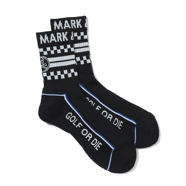 마크앤로나 M GN CHECK FLAG POINT MID SOCKS (LR1YS15M)