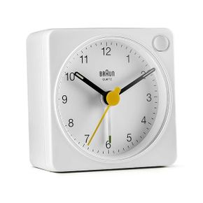 독일 브라운 탁상시계 Braun BC 02 XW 쿼츠Alarm Clock White Radio Light 1484604