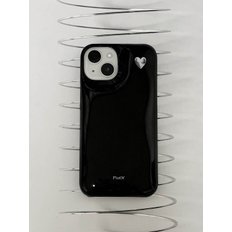 [Soap phone case] PinOf black silver