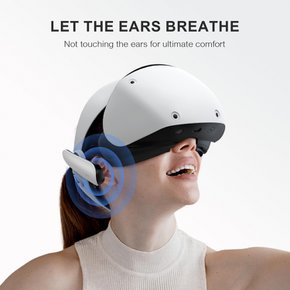 BOBOVR AP2 PS 개방형 이어폰, 귀를 누르지 않고 유연하게 조절할 수 있는, VR2와 호환성 있어