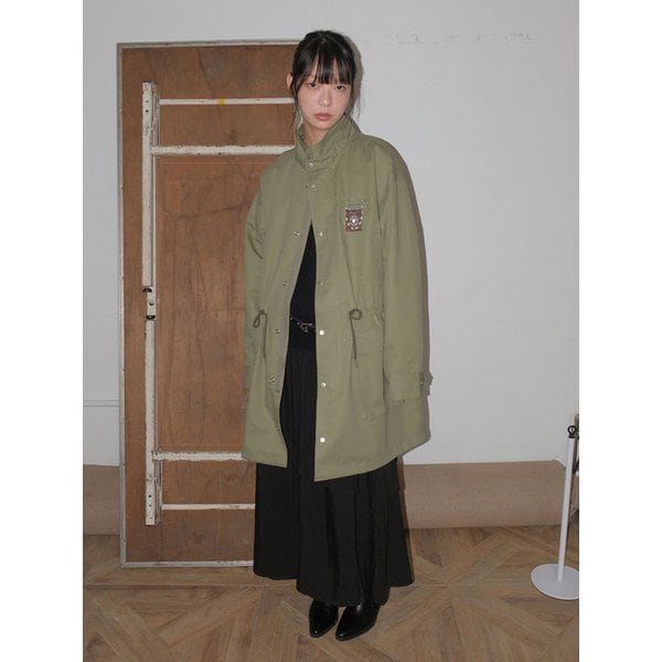Oversized Hood Field Jacket_KHAKI BEIGE