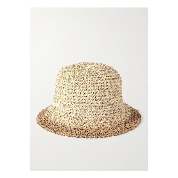 유지니아 킴 베일리 데그라데 크로셰 스트로 버킷 백 베이지 1647597354144867