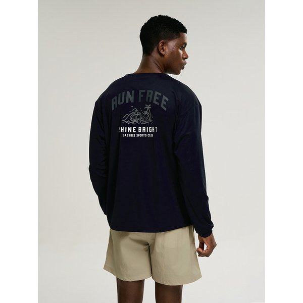 [SET] 남여공용 에어프레쉬 스트링 롱 슬리브 + 스트레치 쇼츠 M 블랙2