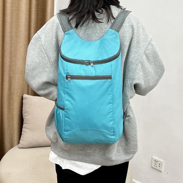 [1+1] 초경량 슬림백팩 아웃도어 가방 컬러5종(+보관파우치)