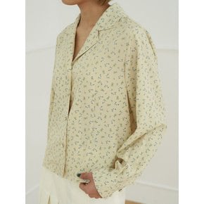 milk flower blouse_butter yellow