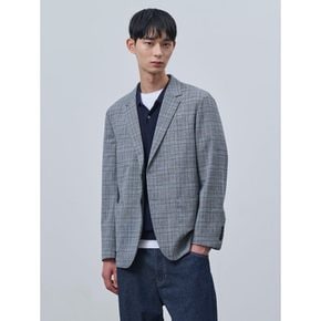 [24SS]울리넨 글렌체크 재킷  그레이 (BC4411C323)