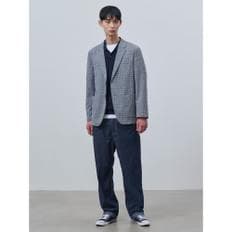 [24SS]울리넨 글렌체크 재킷  그레이 (BC4411C323)