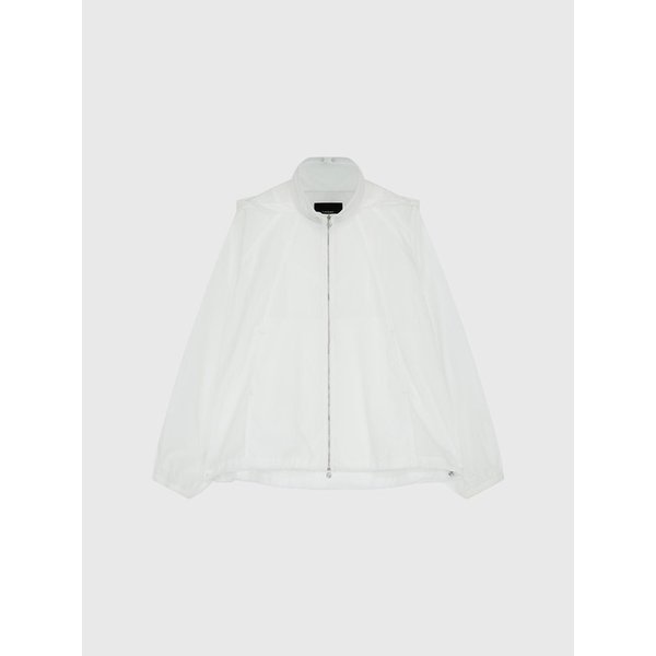 코니 윈드브레이커 후디 점퍼_화이트 / CONNIE WINDBREAKER HOODED JUMPER_WHITE