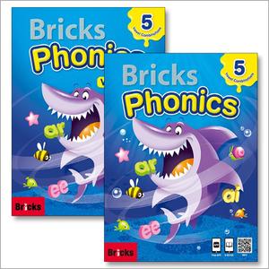 제이북스 Bricks Phonics 브릭스 파닉스 5 교재 워크북 세트 (전2권)