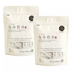 20가지 국산 자연재료 육수한포 80g 2개 4g 40포