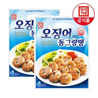  한성 오징어 동그랑땡 1kg X 2개