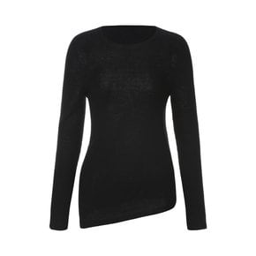 Wholegarment Long Sleeve Knit Black