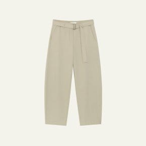 Belted Curve Pants Sage Taupe