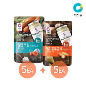 명란크림소스 x 5개 + 머쉬룸투움바소스 x 5개