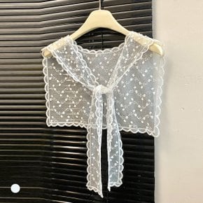 KARRA 로맨틱레이스숄가디건_A5M0285