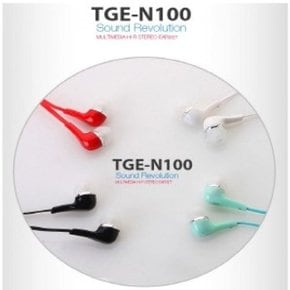 스마트폰 이어폰 TG TGE N100레드 (W759A46)