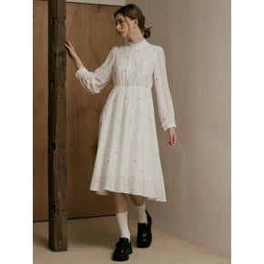 WD_Pure white floral dress