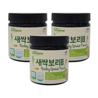 산다네 국내산 유기농 새싹보리분말 100g 3통