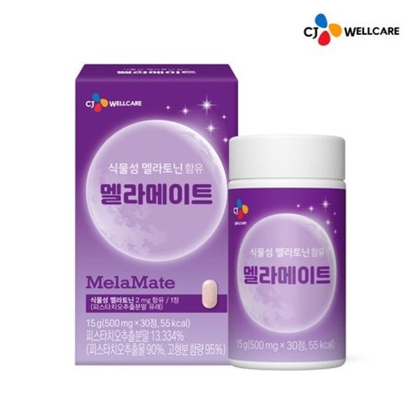 [G] 식물성 멜라토닌 함유 멜라메이트 30정 1박스