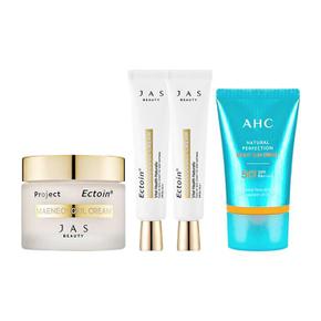 [쟈스] 엑토인 맨얼굴 크림 55ml + 30ml x2 + AHC 모이스트 선크림 50ml (S10640392)