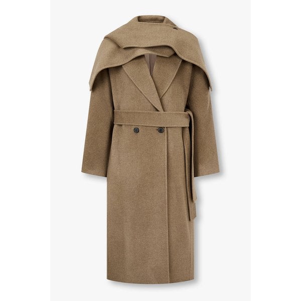 벨티드 디태처블 후디드 코트 7115416Y03160