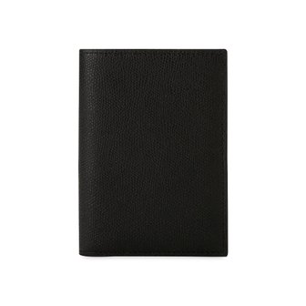  발렉스트라 공용 페블레더 블랙 여권지갑 V2L49 02800 ON
