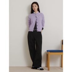 [Essential] 울 케이블 카디건  라벤더 BF695AE02T