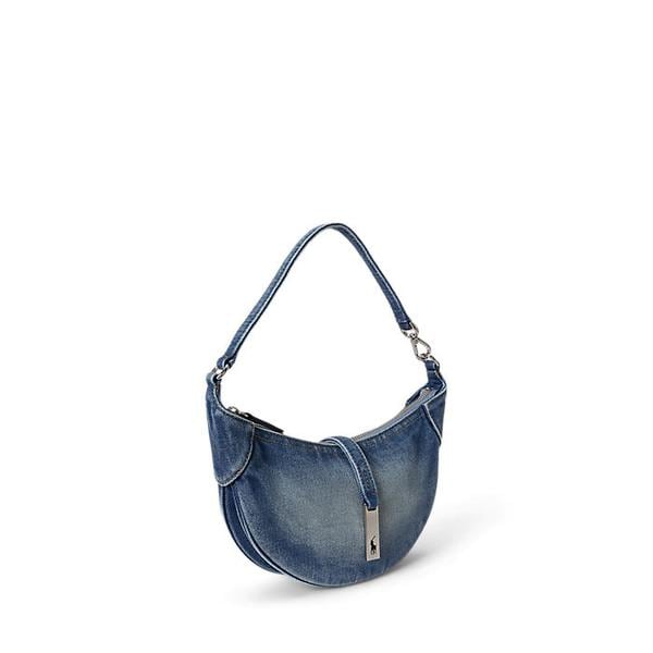 여성 폴로 ID 데님 미니 숄더백(WAPOBAG02V20206400)